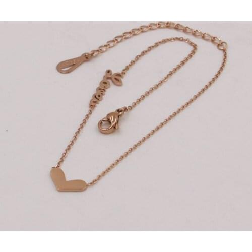 New Cute Beautiful Star Moon Crystal Anklet Titanium Steel 8 Shape Chain Rose Gold Woman Jewelry Length 20cm+5cm