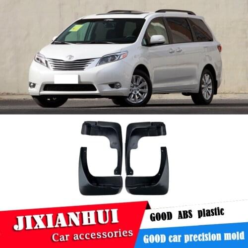 For Toyota Sienna 2010-2017 Mudflaps Splash Guards Front rear Mud Flap Mudguards Fender Modified special