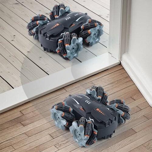 CQ-603 Flip RC Car Radio Car Gesture Lnduction Music Turn Light High Speed Dual Remote Control Skid On Road Vehicle