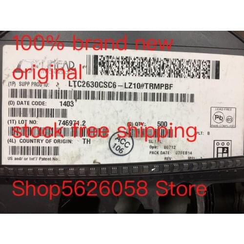 LTC2630CSC6-LZ10#TRMPBF LTC2630CSC6-LZ10 LTC2630CSC6 100% new original 10PCS-100PCS/LOT STOCK