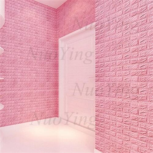 Imitation brick wallpaper 3D design self-adhesive waterproof PE screen background home decoration kitchen bathroom