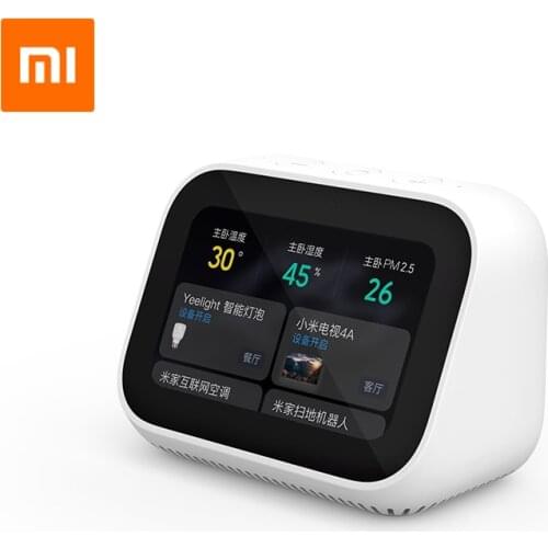 Original Xiaomi AI Face Touch Screen Bluetooth 5.0 Speaker Digital Display Alarm Clock WiFi Smart Connection with vedio doorbell