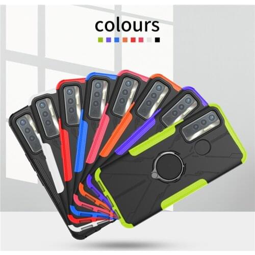 Shockproof Cover For Tecno Camon 17 Case For Tecno Camon 17 Cover Armor PC Hard Holder Back Protective Bumper For Tecno Camon 17