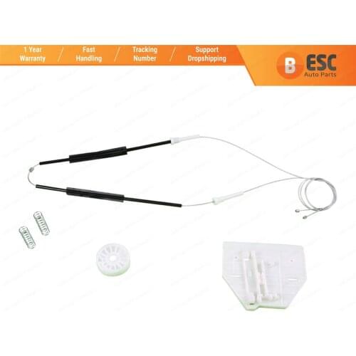 ESC Auto Parts EWR1004 Electrical Power Window Regulator Repair Kit Rear Left Door for Audi A6 C6 Typ 4F, 2004-2011