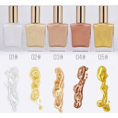 Private Label Liquid Highlighter Makeup Body Shimmer Spray Contour Bronzer Face Highlight Undefined Highlighter Spray Glitter