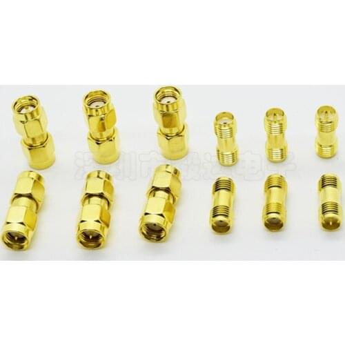 10pcs/Lot inner needle/hole SMA Female/male To SMA Female/male Jack Connector RF coaxial Adapter