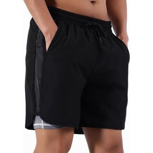 2021 Summer Running Shorts Men 2 in 1 Sports Jogging Fitness Shorts Training Quick Dry Mens Gym Men Shorts Sport gym Short Pants