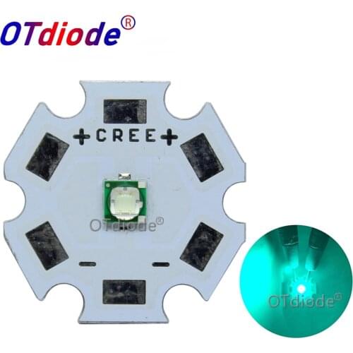 5PCS 3W 495-500nm Cyan Ice Lake Blue Color 3535 Epileds High Power LED Light Emitter Diode on 16mm / 20mm Aluminum PCB