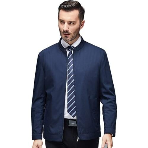 8905 Dad Spring Clothing Jacket Middle-aged Men Spring and Autumn Thin Clothes Mens Jackets and Coats