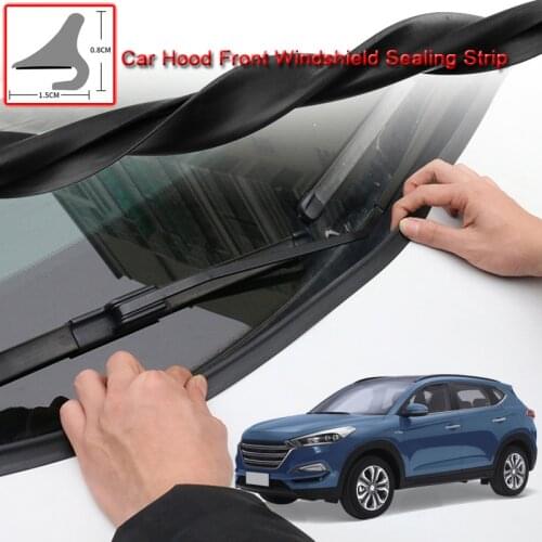 For Hyundai Tucson 2015-2020 Car Seal Strip Windshied Spoiler Filler Protect Edge Weatherstrip Strips Sticker Auto Accessories