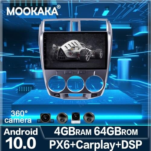 2 din IPS touch screen Android 10.0 Car Multimedia player For Honda City 2008-2013 BT audio radio stereo WiFi GPS navi head unit