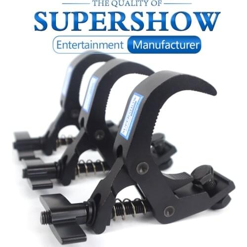 Free Shipping 10Pcs/Lot DJ Lighting Equipment Aluminium Material 150kg 40-60mm Hook Light Clamp Holder Disco Stage Light Truss