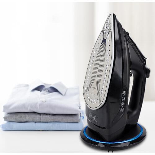 HAEGER wireless steam iron handheld wireless steam iron for dry clothes steam clothes iron steam ironing 2200W wireless iron