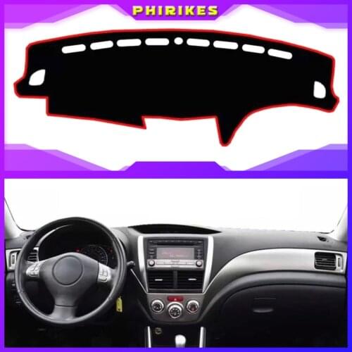 Car Dashboard Cover Sun Shade Non-slip Dash Mat Pad Carpet Car Stickers Interior Accessories For Subaru Forester 2008-2012