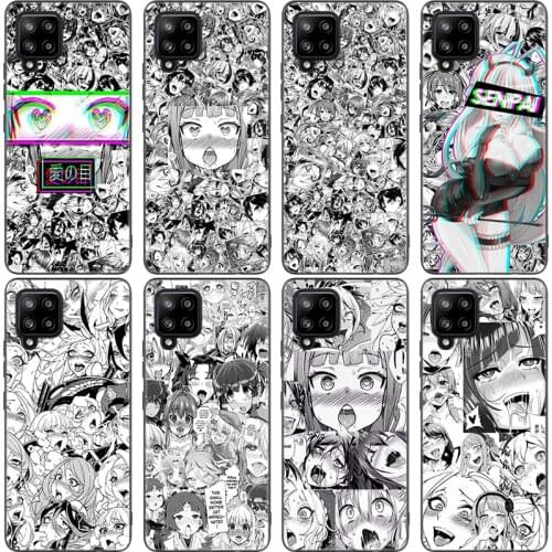 Anime girl cartoon japan cute face Case For Samsung Galaxy A12 A02S A22 A32 A52 A72 A71 A51 A41 A31 A21 A11 A50 A70 A10S A20S