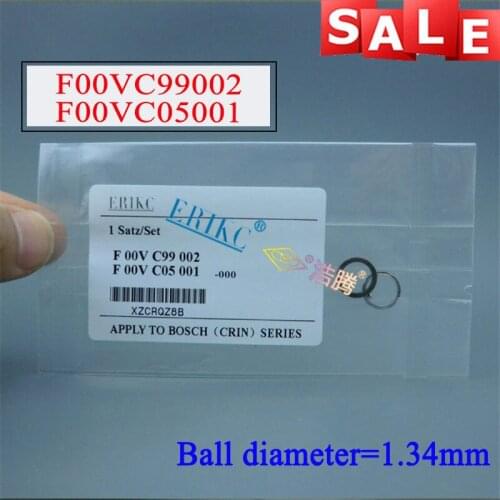 ERIKC Common Rail Injectors Steel Ball Repair Kits F00VC05001 F00VC99002 Auto Engine Diesel Fuel Valve Kit FooVC99002 FooVC05001