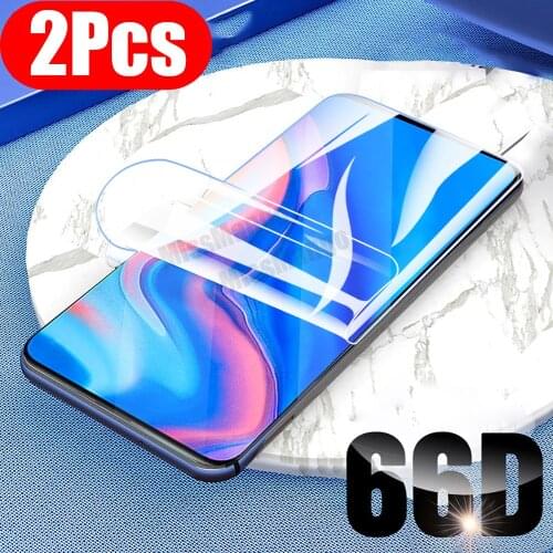2pcs Full Curved Screen Hydrogel Film On The For Huawei Y7 Y9 Prime 2019 Protective Soft Film For Huawei Y5 Y6 Pro 2019 No Glass