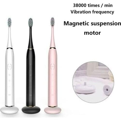 Hot sale wireless charging adult ultrasonic soft hair automatic sonic electric toothbrush