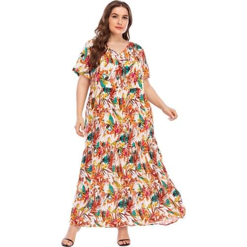 Huashang Summer Cotton Dresses