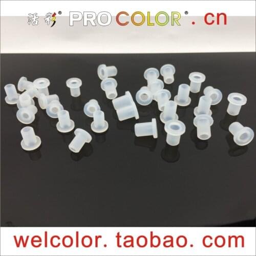 Custom silicone rubber products parts T-type hollow plug scales Size 5 mm 5mm OD Hollow plug inner ID hole 3 MM 3mm