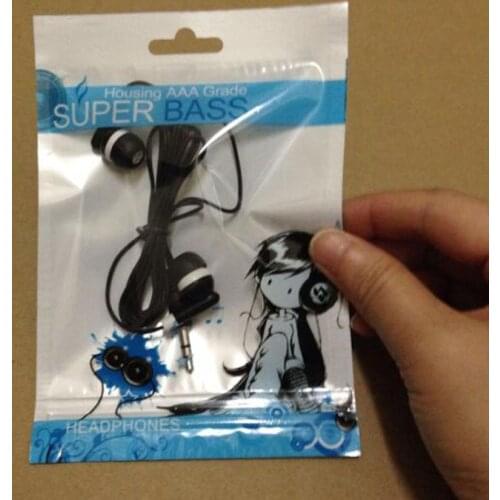 Colorful girl Plastic Zipper Retail package Packing bag bags for Iphone Mobile Cell phone Accessories Earphones Battery charge