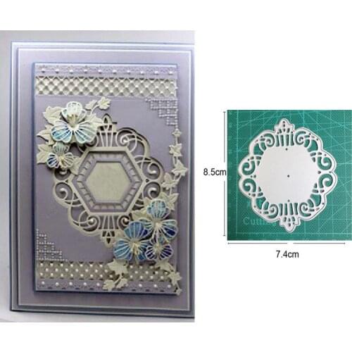 Lace Oval Frame Dies New 2021 Metal Cutting Dies for DIY Scrapbooking Paper and Card Making Decorative Embossing Dies Craft dies