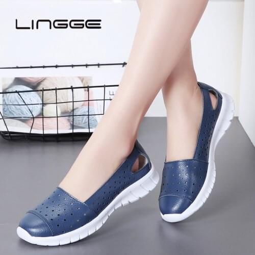 LINGGE Women's Slip-ons