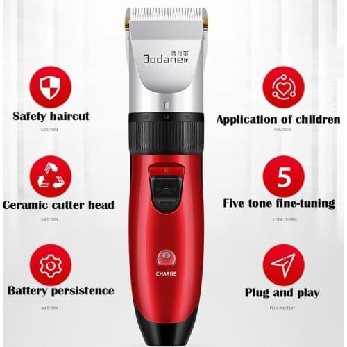 Metal Professional Hair Clipper 1PC Electric Cordless Hair Grooming Home Mini Hair Trimmer Haircut For Men Barber A24#30