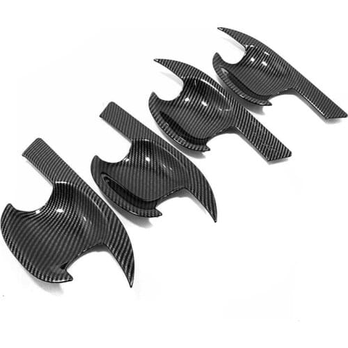 For Toyota RAV4 RAV 4 2019 2020 ABS Chrome Car Door Handle Bowl Side Door Bowl Protector Trim Sticker Exterior Car Accessories