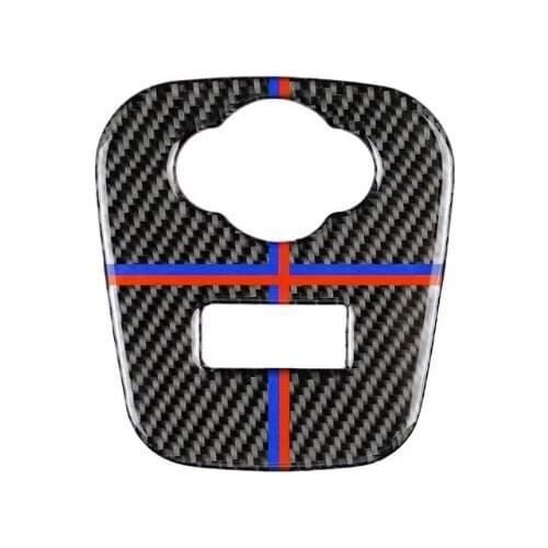 MINI F chassis cigarette lighter cover carbon fiber sticker