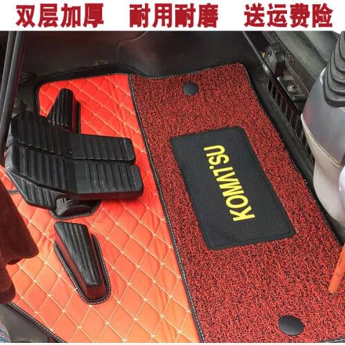 Free shipping Excavator floor Mat Komatsu 56-7 60-8 200 210 220 240-5-6-7-8 Driving Cab Mat Blanket digger parts