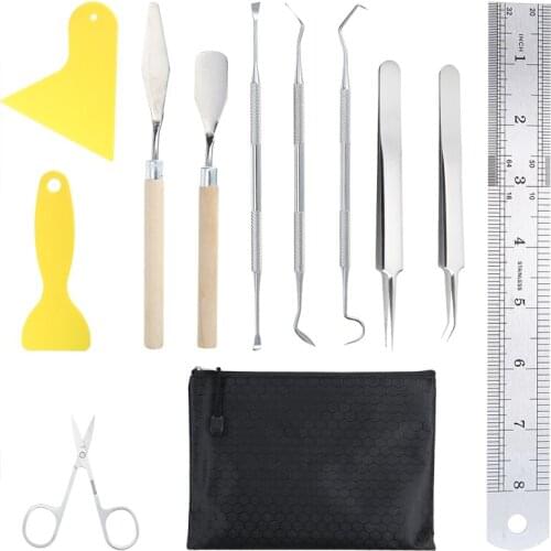 New Basic Vinyl Tool Kit Craft Vinyl Weeding Tools Set For Silhouettes Cameos Hand Sewing Stitching Punch Carving Work