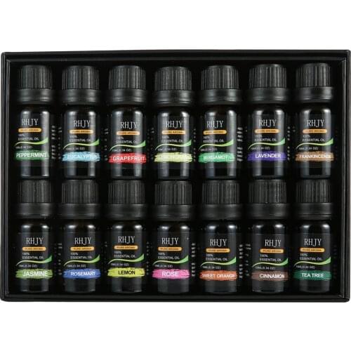 Premium Essential Oils Set 14 Pcs 100% Pure Natural Aromatherapy Oils for Diffusers for Home Aromatherapy Humidifiers