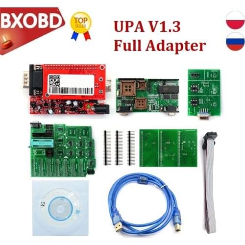 UPA USB Programmer Full Package UPA USB 1.3 Programmer AUTO ECU Programmer Full Set UPA Adapter UPA V1.3 ECU Programmer UAP Prog