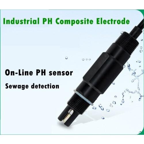 Industrial PH Composite Electrode Plastic Shell PH Electrode Composite PH Electrode On Line PH Sensor