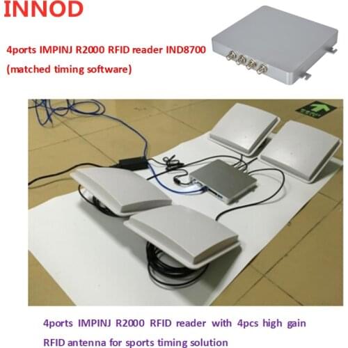 902-928mhz long range Ethernet TCP/IP impinj r2000 uhf rfid epc gen 2 tag reader antenna marathon race timing system for sale