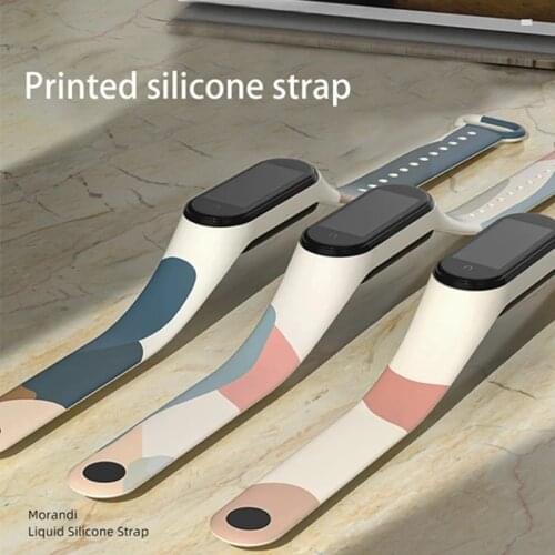 Strap For Xiaomi Mi Band 5 6 4 3 Amazfit Band 5 Soft Silicone Smart Watchband Mi6 Mi5 Mi4 Mi3 Bracelet Miband 3 4 5 6 Wristband