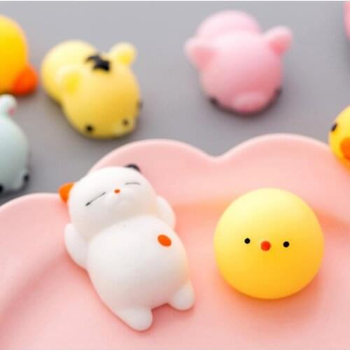 Cute Animal Antistress Ball Squeeze Mochi Rising Toys Abreact Soft Sticky Squishi Stress Relief Toys