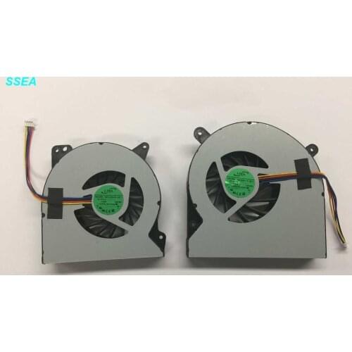 SSEA New CPU GPU fan Left Right for Asus G750 G750JW G750J CPU GPU cooling Fan 14mm thick
