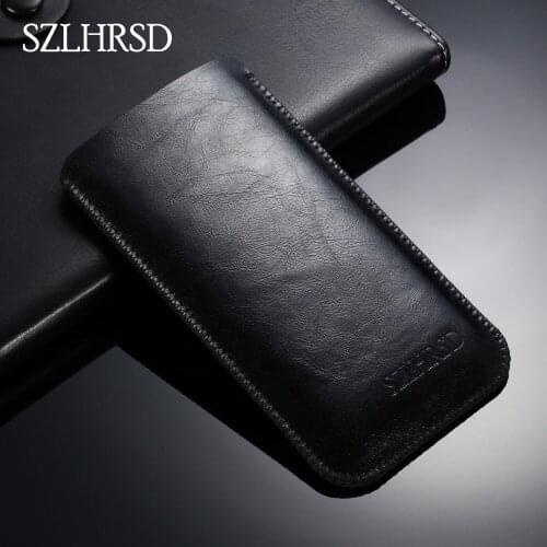 For Honor Magic 2 super slim sleeve pouch cover, Leather case for Xiaomi Mi Mix 3 for Huawei Mate 20 X For Galaxy A6S Vivo Z3