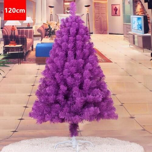 1.2M christmas tree decorations purple gold decoration Christmas tree artificial ornaments Christmas decorations for home