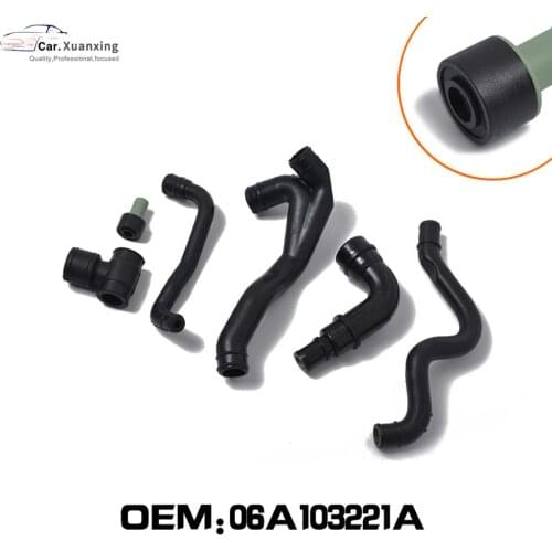 Engine crankshaft ventilation hose OEM 06A103221A 06A103221AF 06A103221AH 06A103213F For Audi Volkswagen Golf