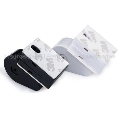 Retractable pull wire box recoiler dummy phone anti-theft display holder black&white 20pcs/lot free shipping