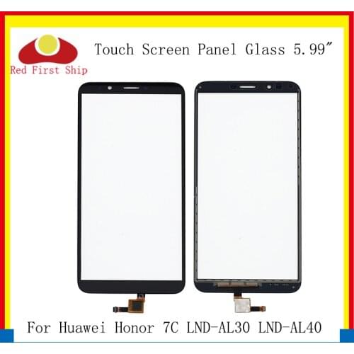 10Pcs/lot For Huawei Honor 7C Touch Panel Sensor Digitizer Front Glass For Honor 7C LND-AL30 LND-AL40 Touch Screen