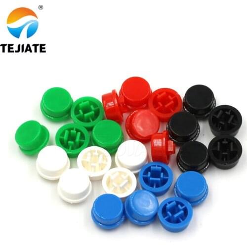 100PCS A24 Round Square Head KeyCap 12*12*7.3MM Touch/Microswitch Press-type Cap