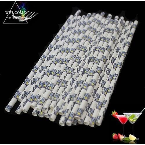 25PCS/Lot High Quality Of Degradable Straw For Birthday Wedding Decorative Party Decoration Event Supplies 6Z-SH891-25