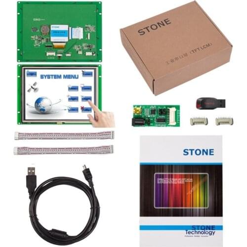 8.0 Inch HMI Touch LCD TFT Monitor /Display RS232 with LCD Touch Panel