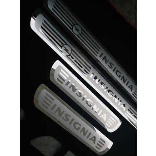 Car Accessories 4pcs/lot For 2013-2020 Vauxhall Opel Insignia ultra-thin stainless steel door sill pedal cover