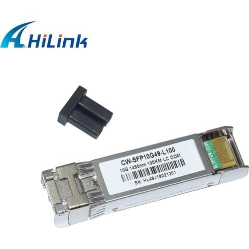 Free shipping!10GBASE-ZR100 CWDM SFP+ 10G 1470-1570nm 100km Duplex LC DOM fiber optic module