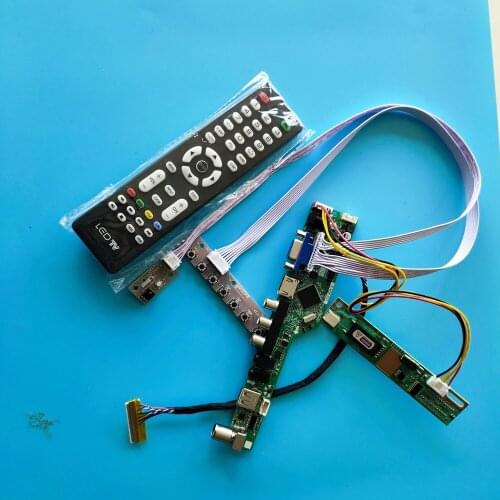 For CLAA154WB04 1 lamps 15.4" Interface Module AV Resolution TV 30pin Digital Signal Controller Board USB VGA HDMI 1280X800